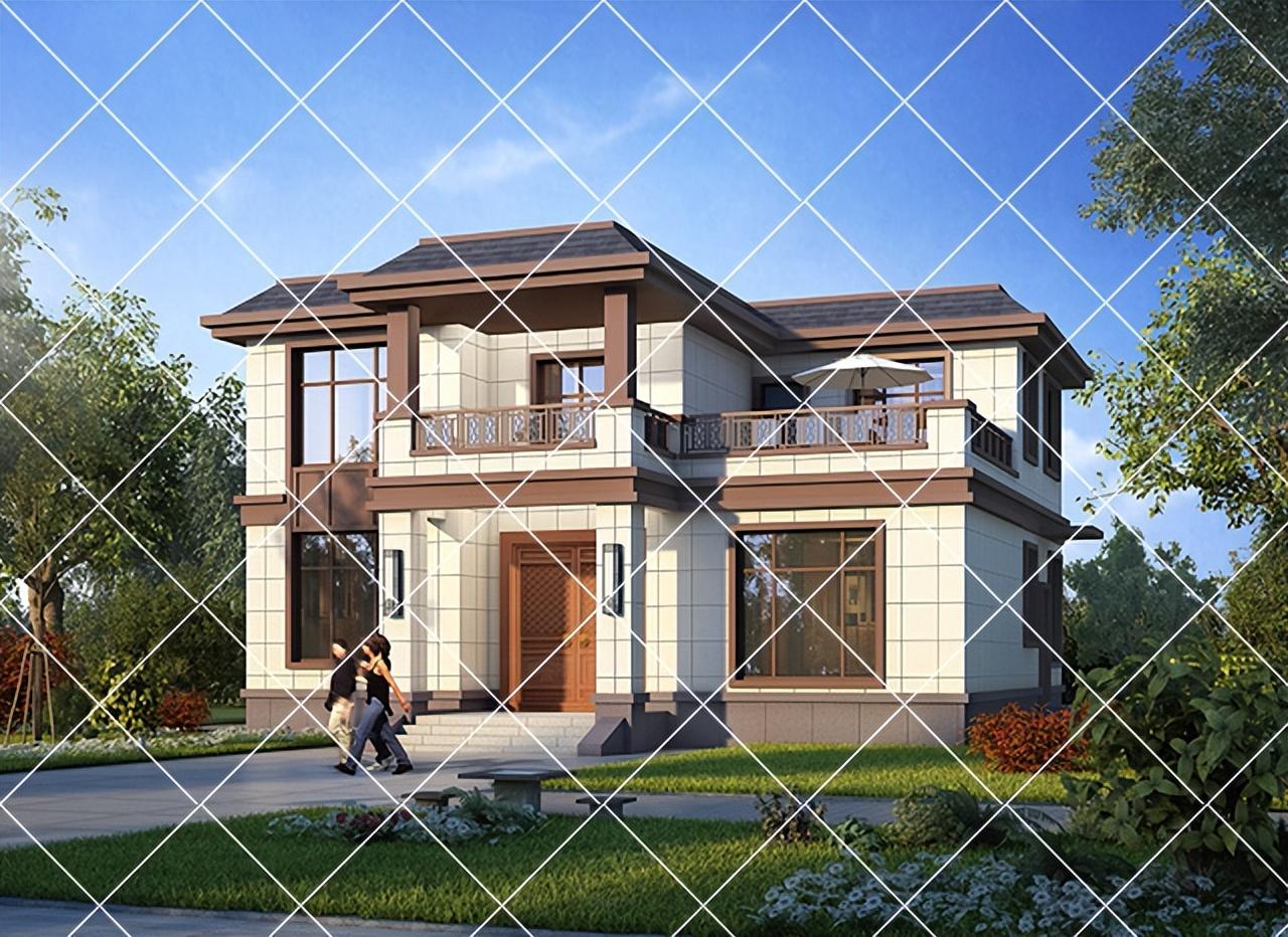 农村15～20万二层别墅自建房,30套二层别墅设计,轻松建房无压力