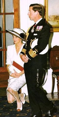 戴安娜行屈膝礼优雅得像仙女,却在泰国行错了礼,梅根行礼像侍女