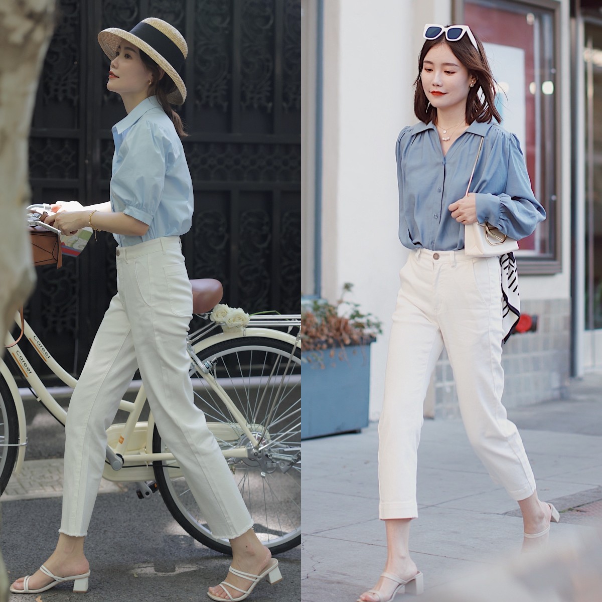 会穿的女人都选"九分裤",配上这3款鞋子,显高又时髦