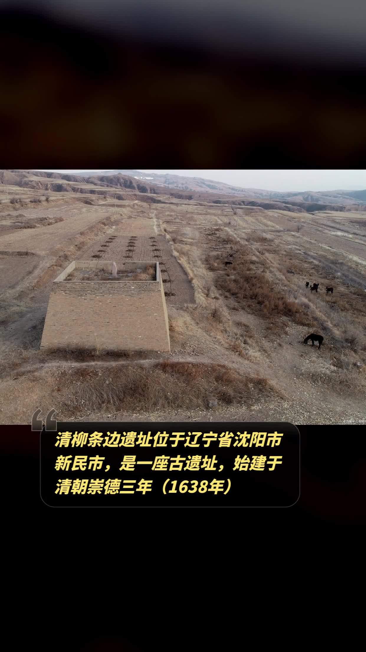 清柳条边遗址位于辽宁省沈阳市新民市,是一座古遗址,始建于清朝崇德