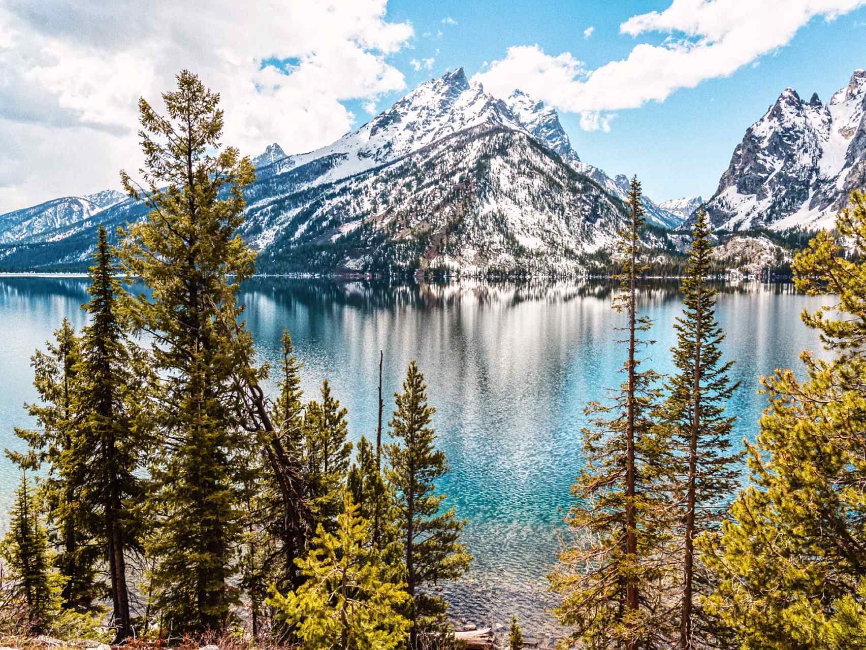 美国,大提顿国家公园 grand teton national park 雪山冰川弯曲仙境