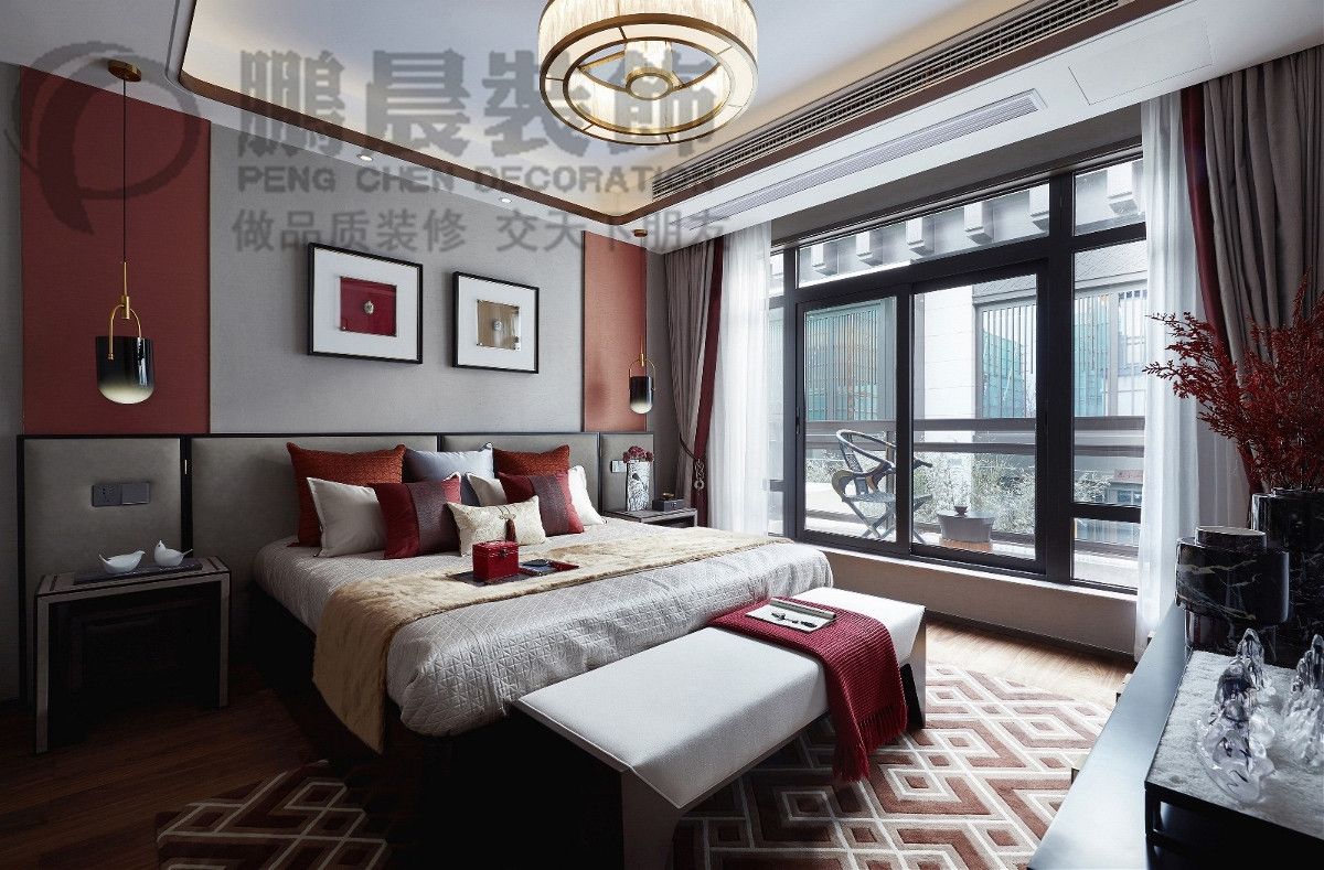 「鹏晨装饰」碧桂园观澜湾140平欧式风格装修效果图案例