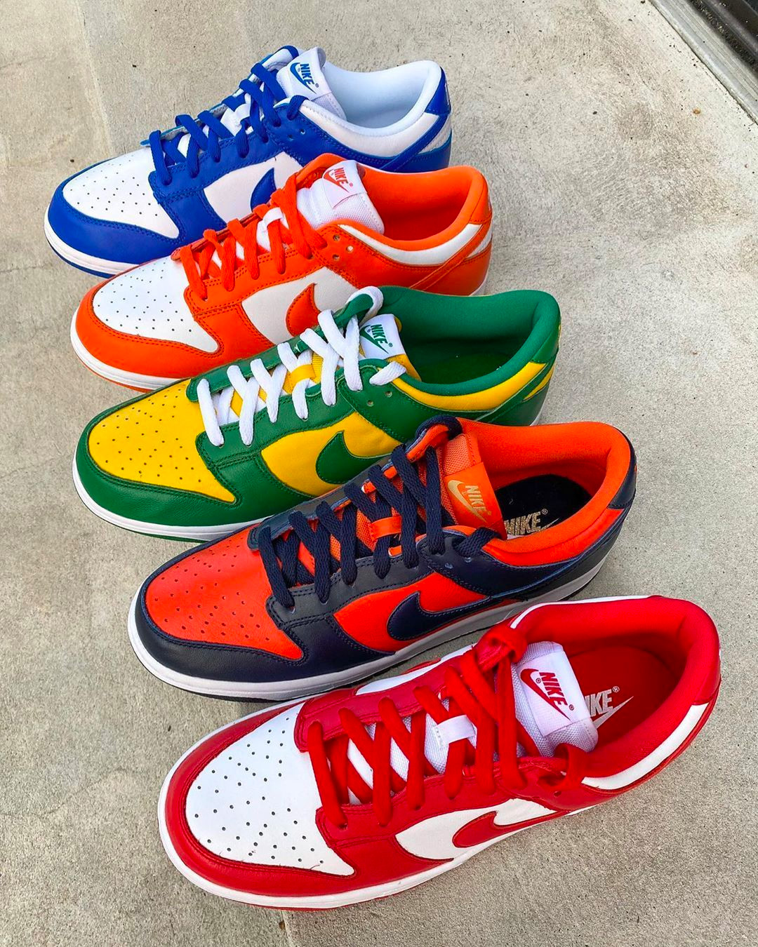 看看蓝橙 dunk low 上脚效果如何