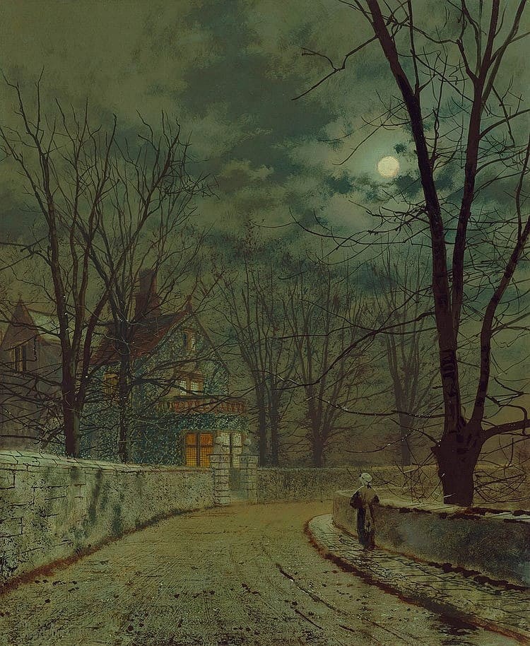 擅长画"月光"的油画大师︱英国画家阿特金森·格里姆肖作品