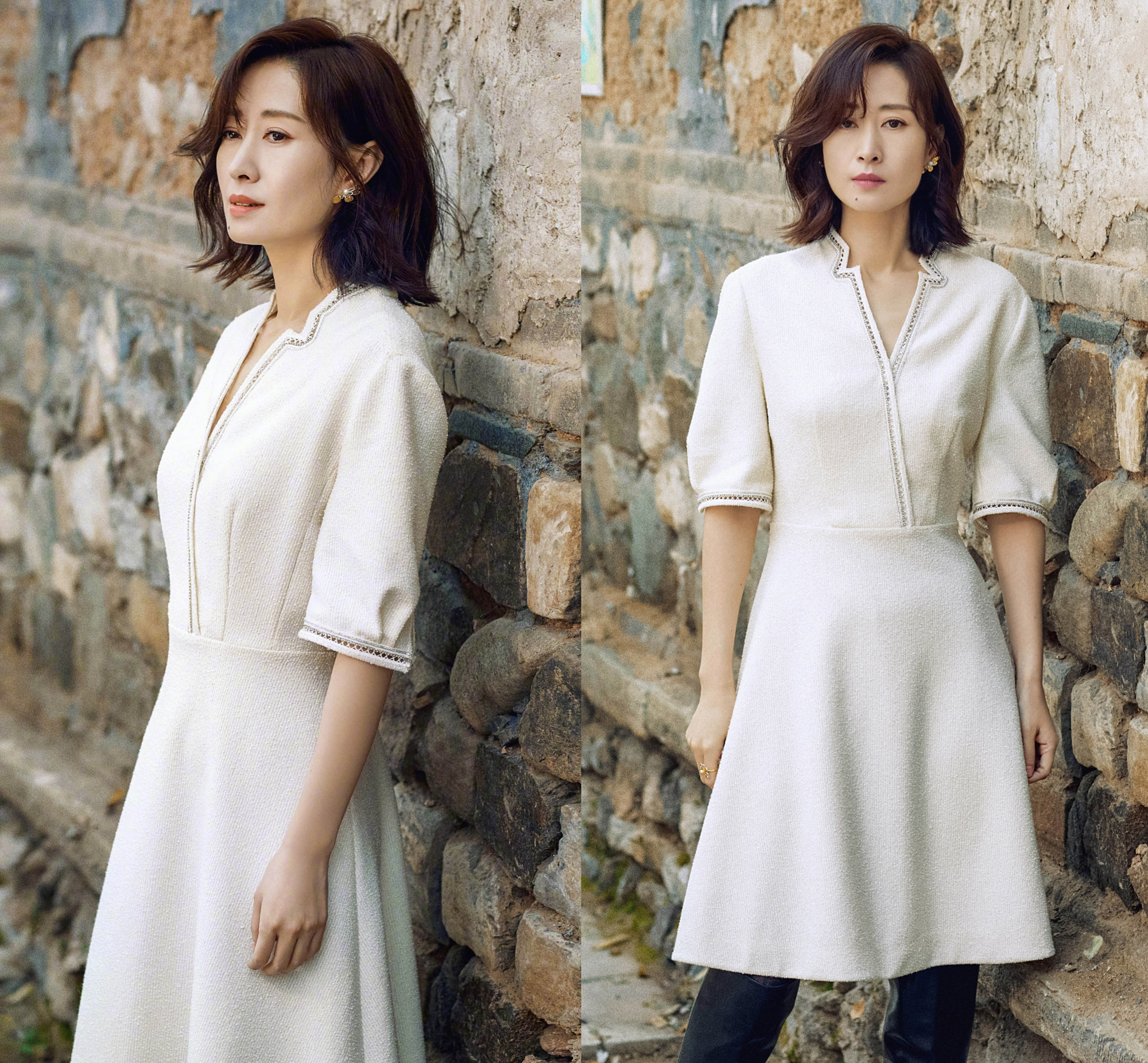 刘敏涛杂志大片6套造型3个穿搭思路做示范