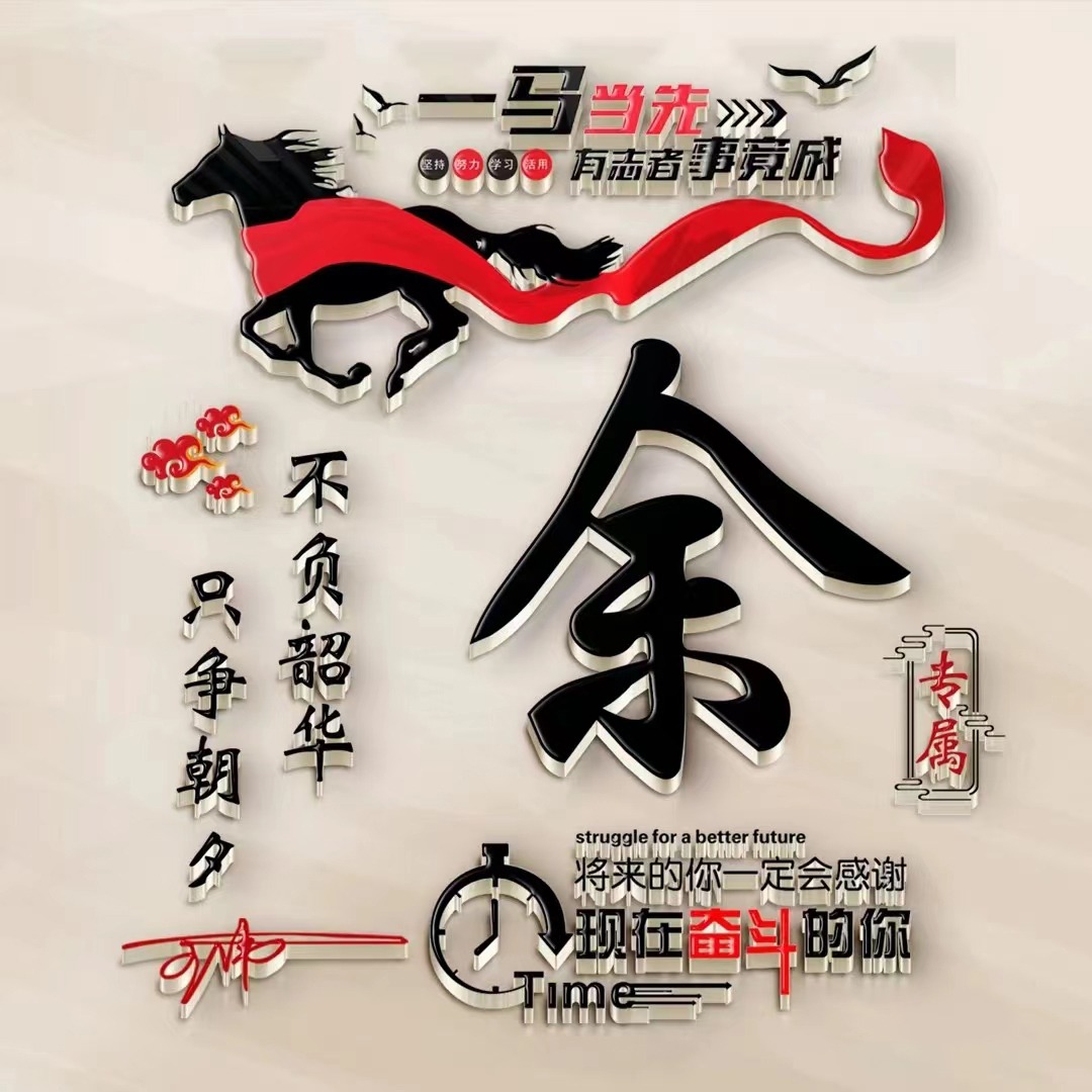 热门姓氏头像,微信头像,大展宏图立体个性姓氏签名头像,请查收