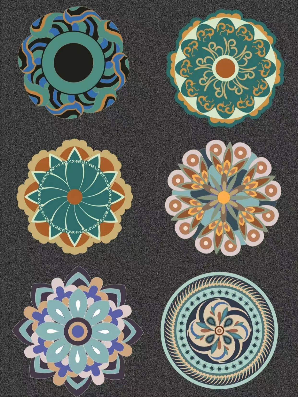 磨金石干货分享|敦煌素材 飞天 鹿 花纹 祥云