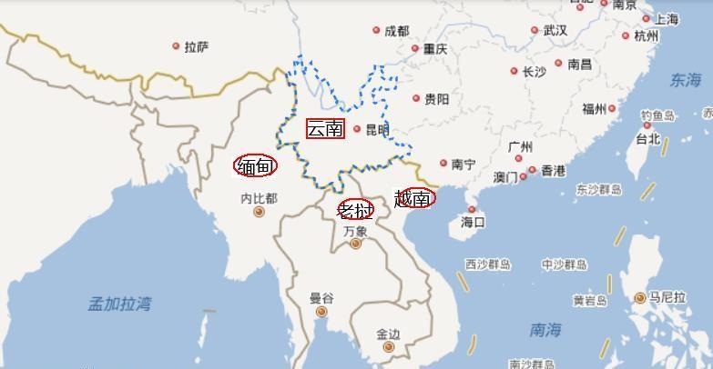 云南vs老挝/缅甸/越南:远亲不如近邻,抱住云南大腿!