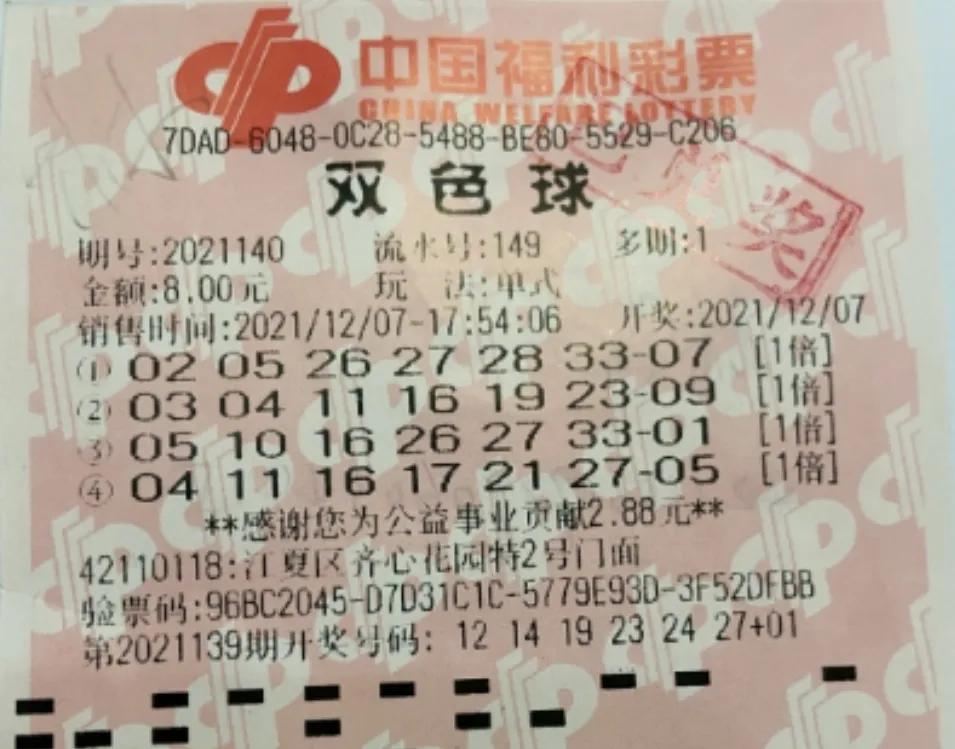 湖北彩民隨機選擇4注號碼,喜中雙色球636萬,妻子:理都不理他