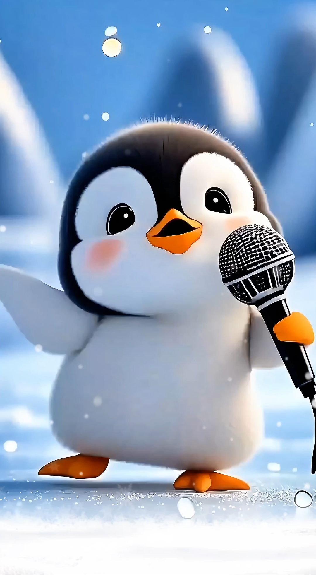 会唱歌的小企鹅来了,聆听萌音