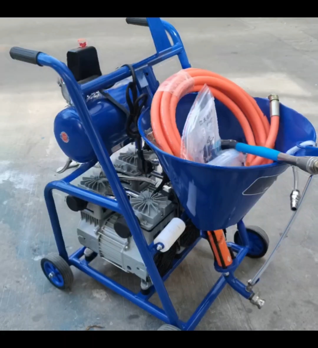 小型自带气泵防水喷涂机#济宁越信#豪德c区7街1栋10号