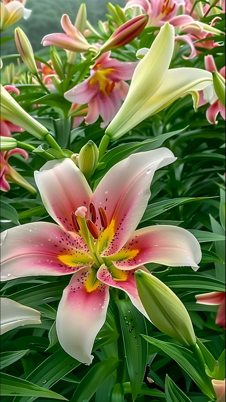 最美的香水百合花海分享给你