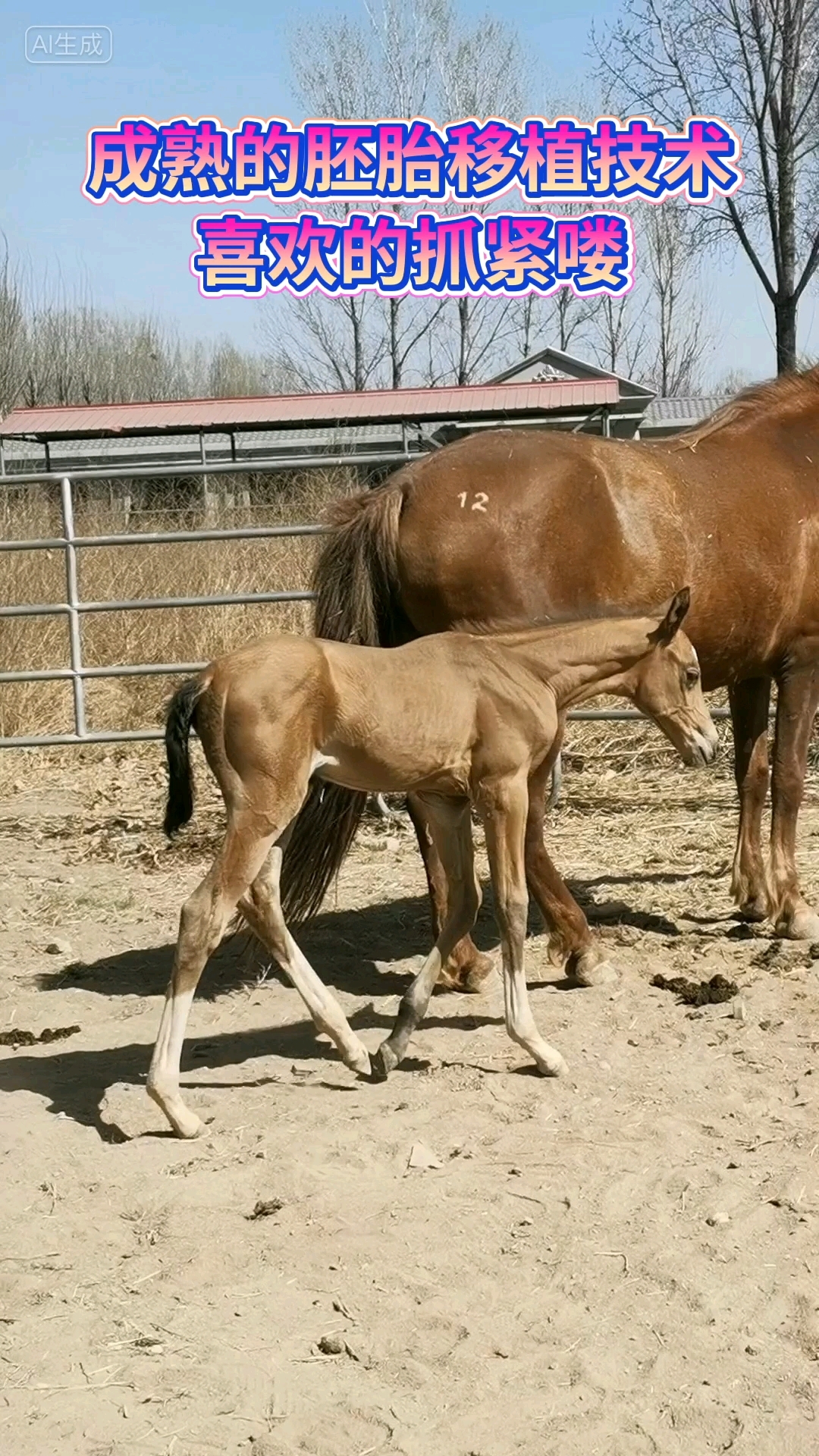 纯种汗血小母驹子