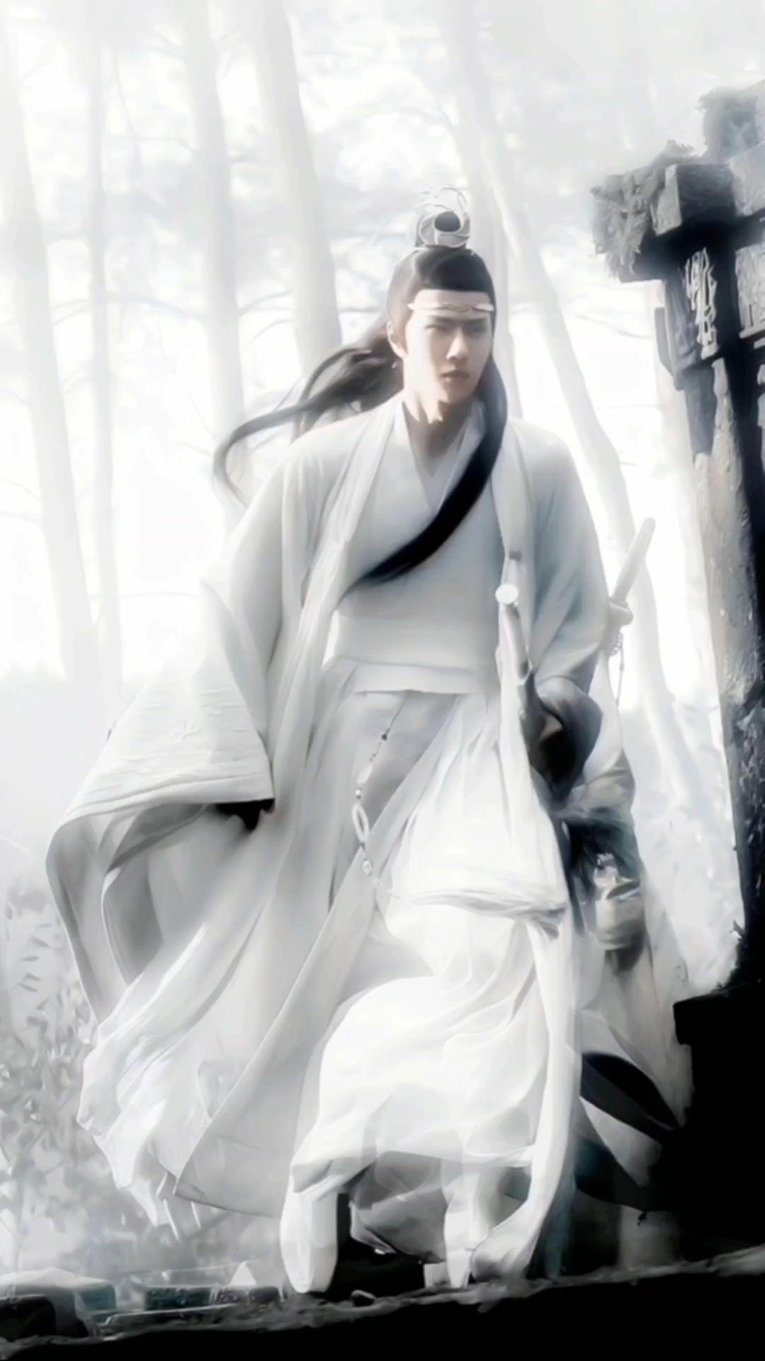 古墓出来的不一定是小龙女,也可能是含光君!#王一博#蓝忘机