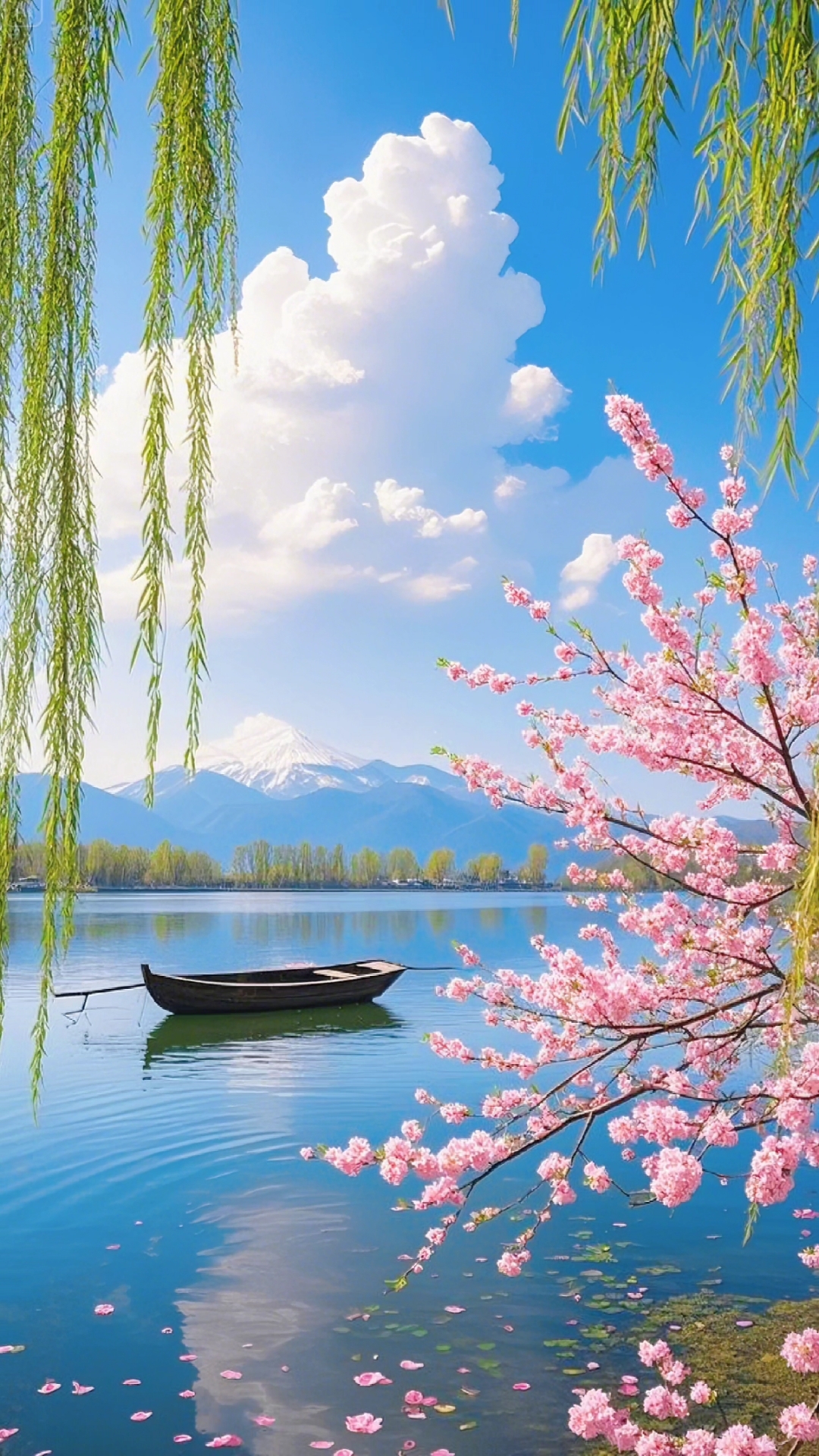最是一年好风景,正值桃红柳绿时