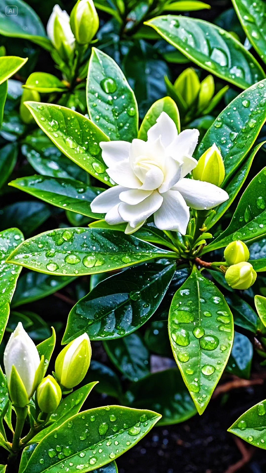 愿你的生命,如同这栀子花,即使身处尘世,也能保持一颗清澈诗心