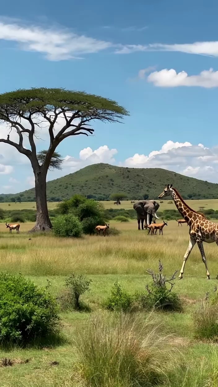 狂野非洲草原掠影
