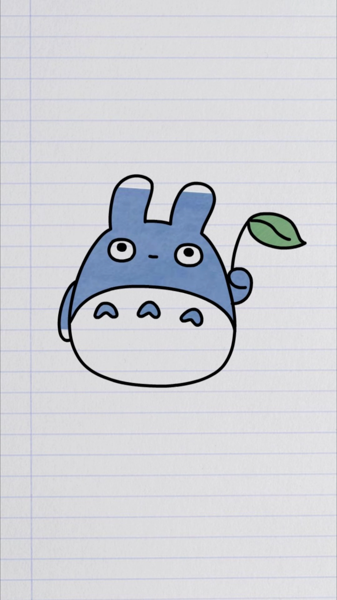 龙猫简笔画