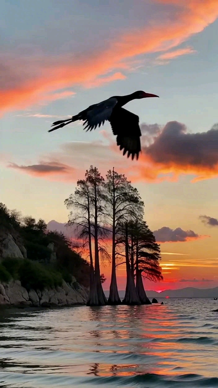 落霞孤鹜秋水长天