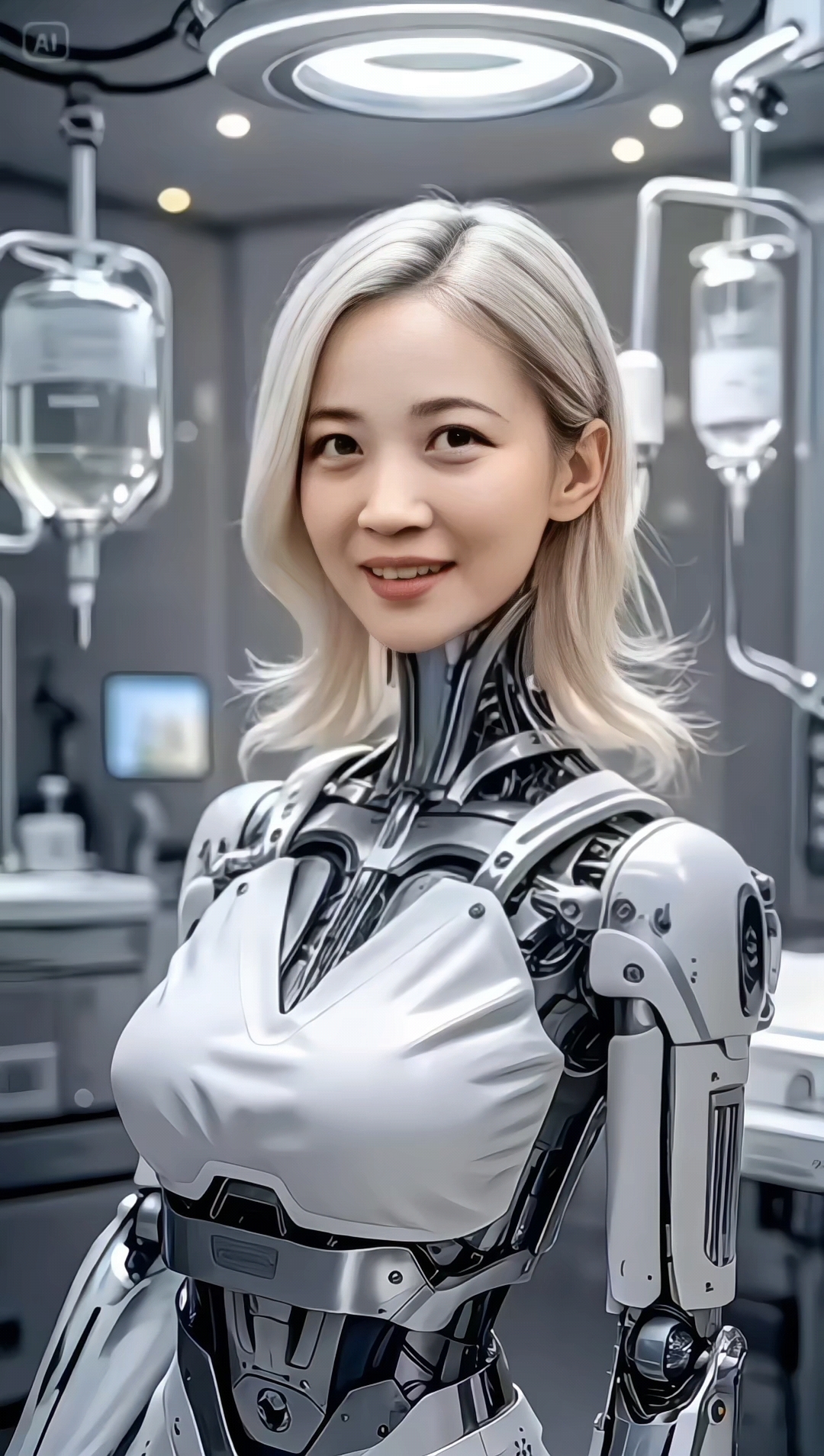 美女机器人正能量语录 有本事和没本事的区别