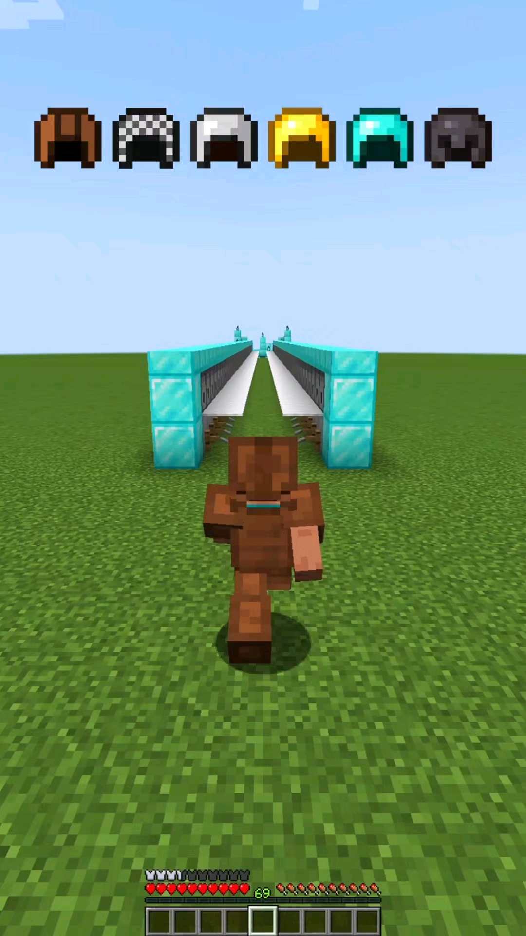 我的世界minecraft: 盔甲强度测试