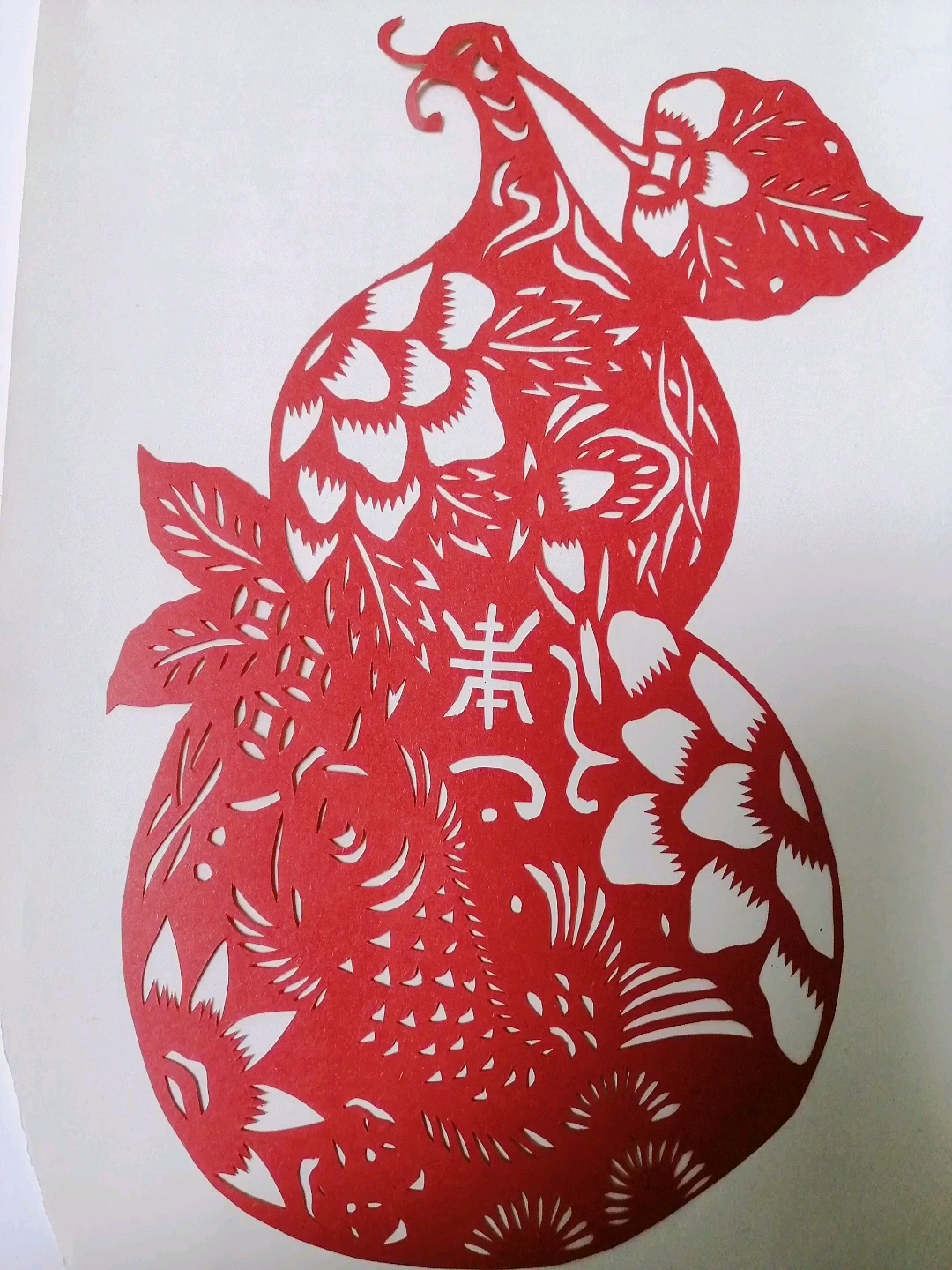 葫芦(福禄)剪纸