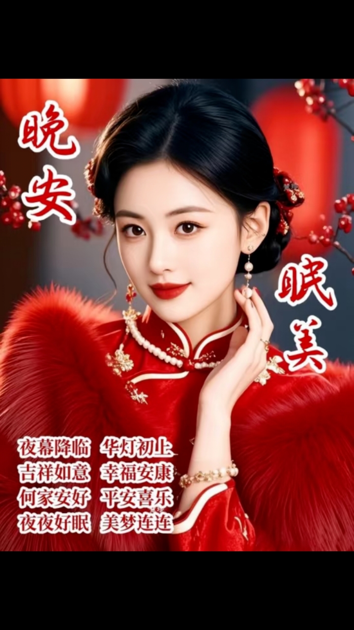 愿你美梦连连,幸福绵长.晚上好
