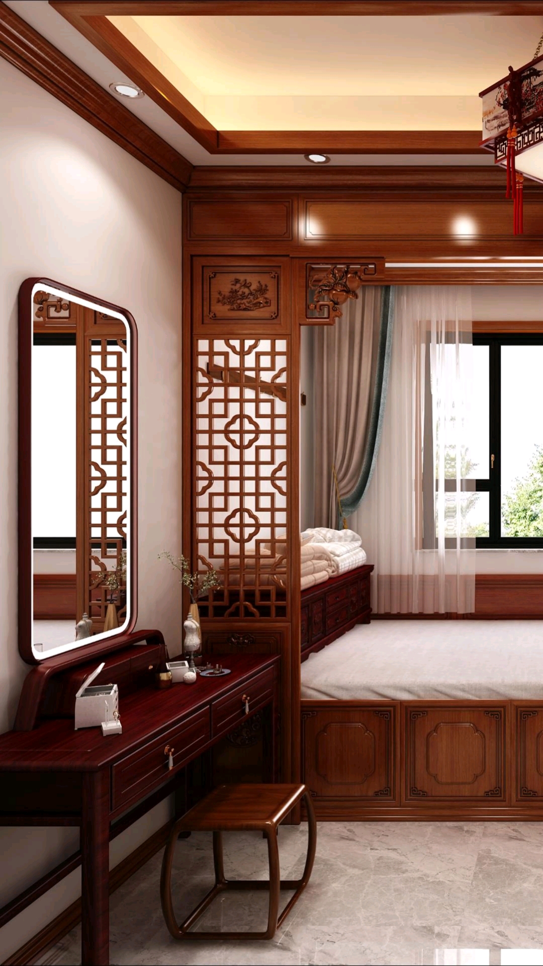 2025装修会火的三款中式卧室,您喜欢哪一款?