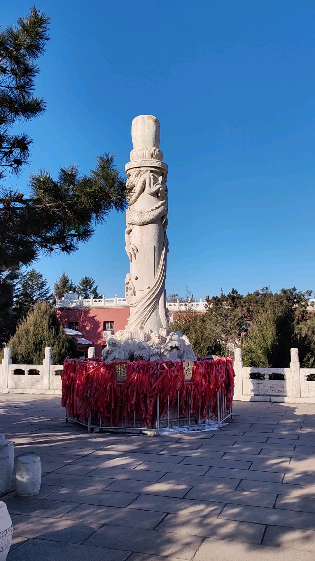 【鞍山玉佛寺冬季风光】