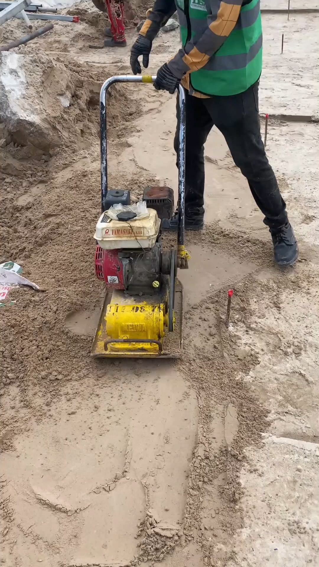 汽油平板振动夯实机#平板夯