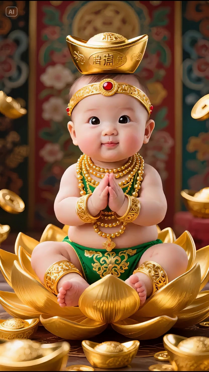 送财童子给您送财送祝福来咯,快来接吧!
