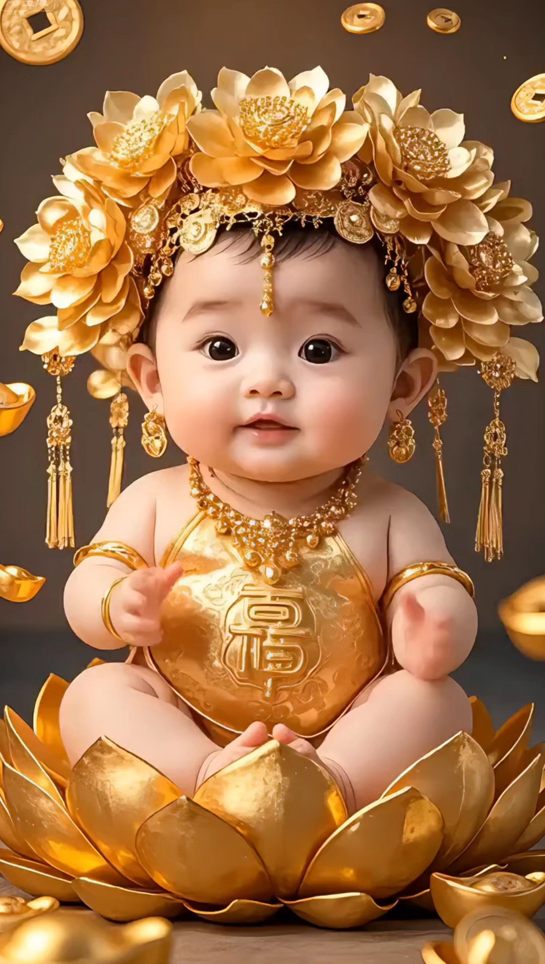 你发财,必须发财,财神宝宝给你送财来了,快接吧!