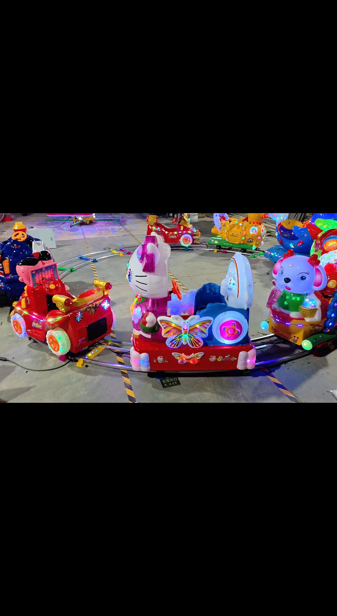 广场轨道小火车电动游乐设备户外大型网红夜市儿童公园摆摊电瓶车