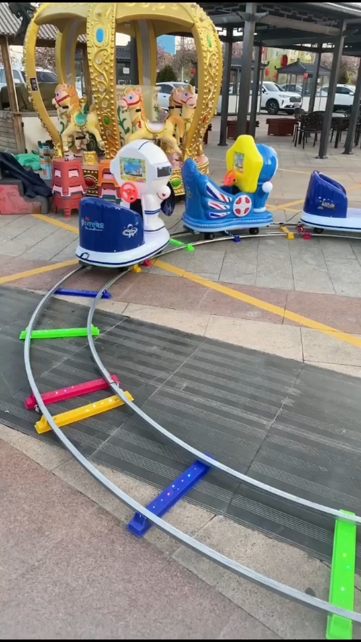 电动旋转轨道小火车广场夜市摆摊游乐设备射水钓鱼机升降飞机木马