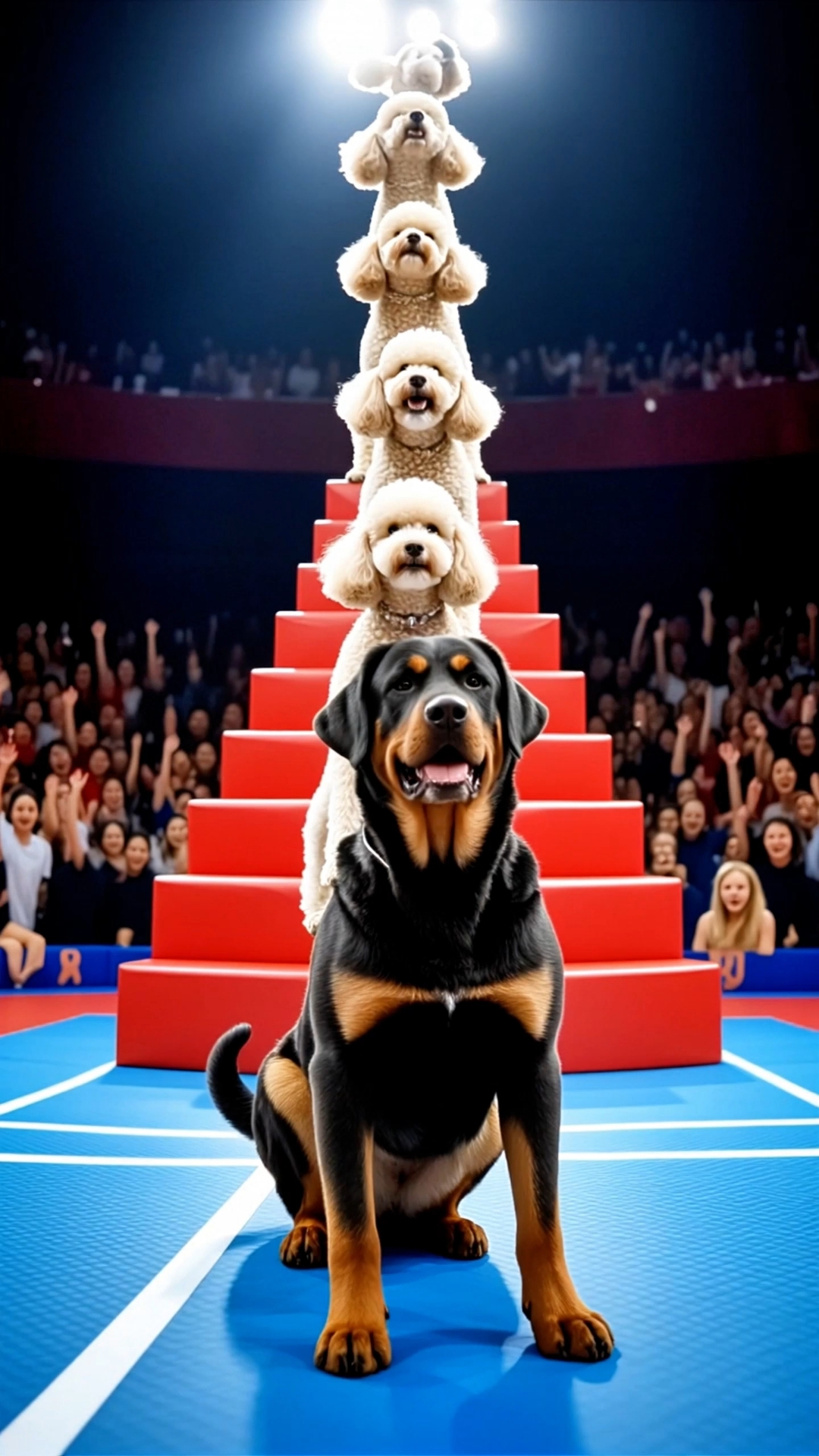 狗狗运动会花式表演杂技