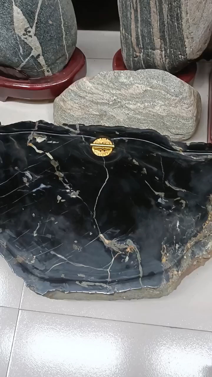 雷击木化石和泰山石