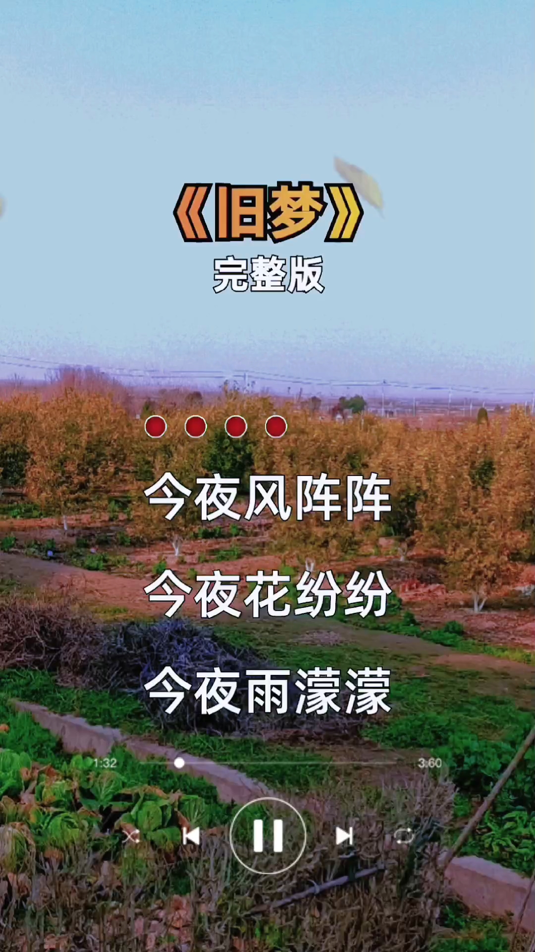 旧梦成殇