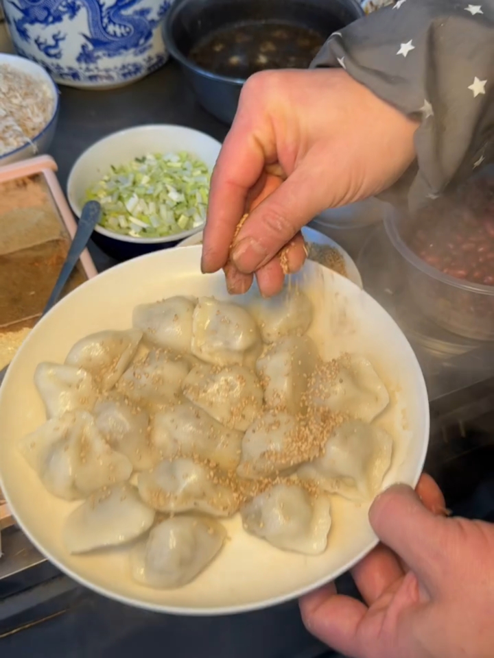 西安油泼饺子图片