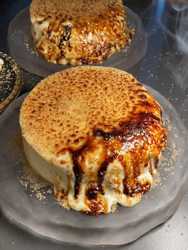 谁懂这一口烤芝士蛋糕!