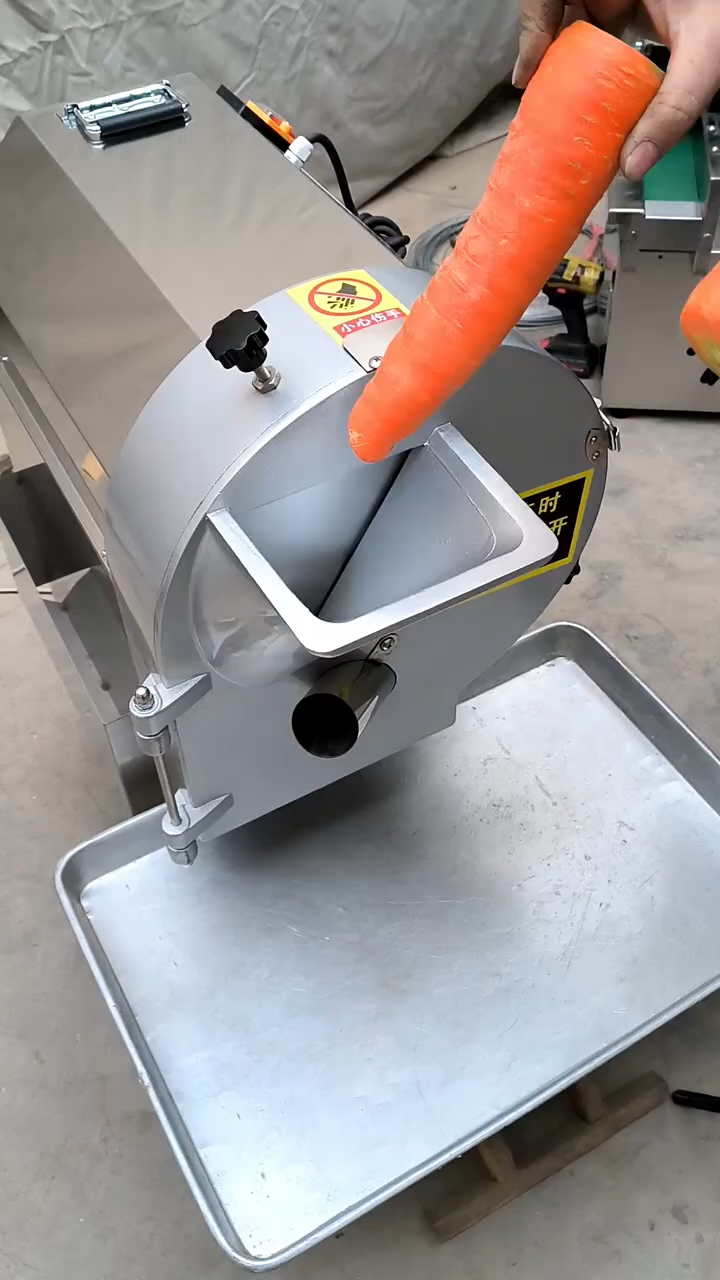 这就是胡萝卜切丝机的效率