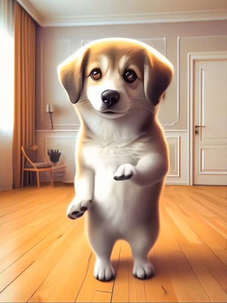 狗狗舞蹈秀萌宠的舞姿让人忍不住想笑