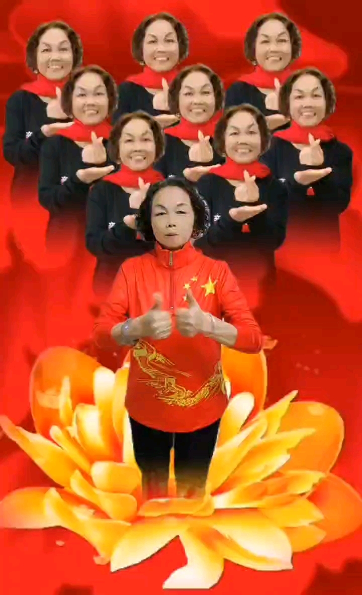 手势舞,传播正能量.