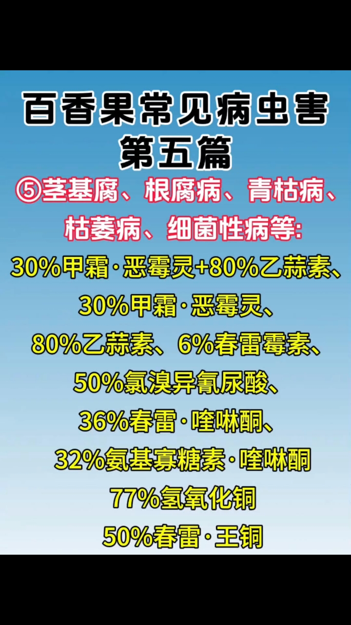 百香果种植常见病虫害,轻松种植常见不用愁