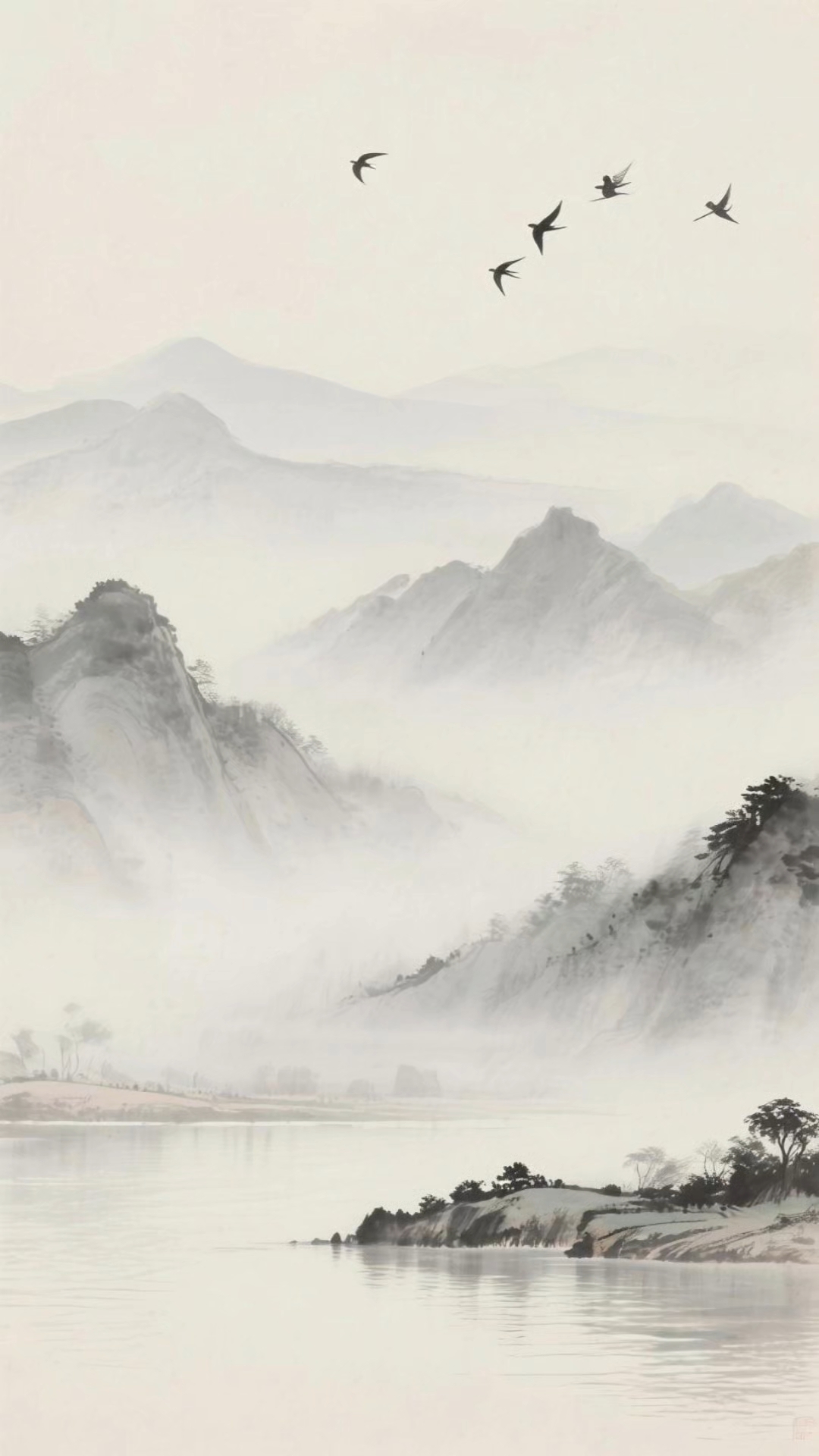 国画山水,墨韵山川