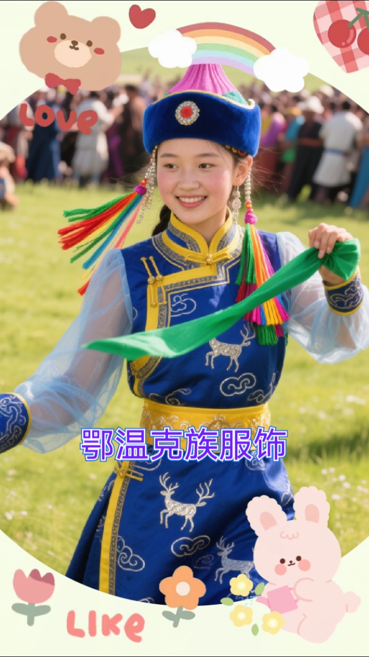 鄂温克族约3.6万人第43位有自己的语言分布蒙黑等地区好运