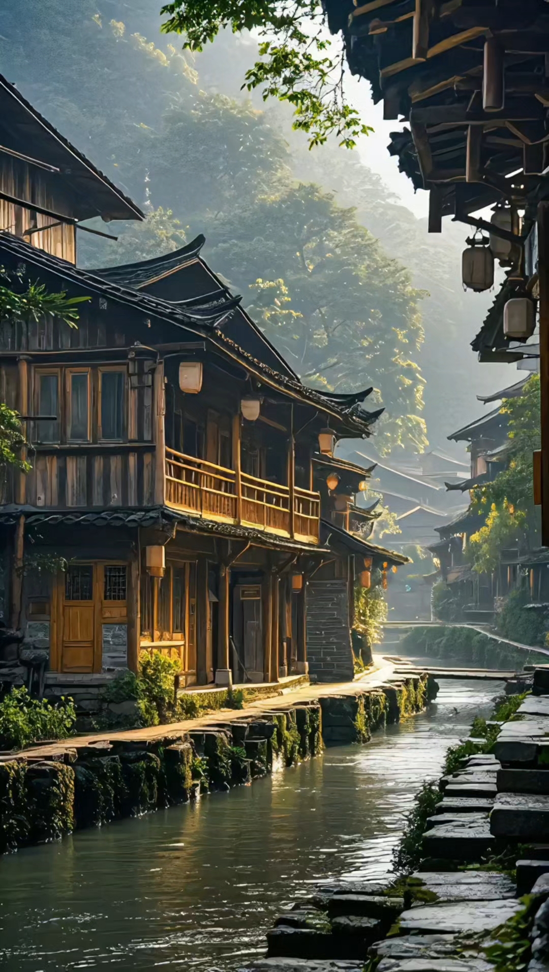 吊脚楼建筑古镇