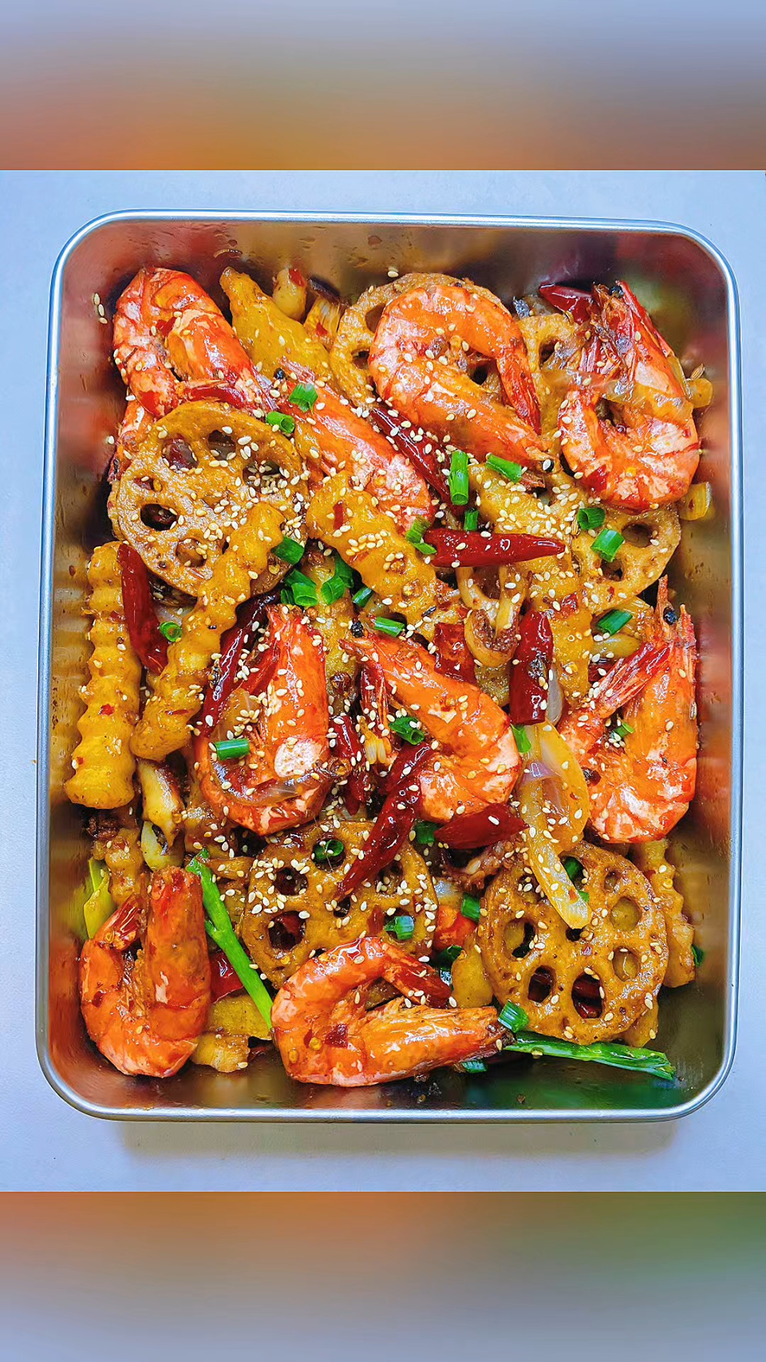 麻辣干锅虾 麻辣鲜香 这一锅香迷糊了 绝了