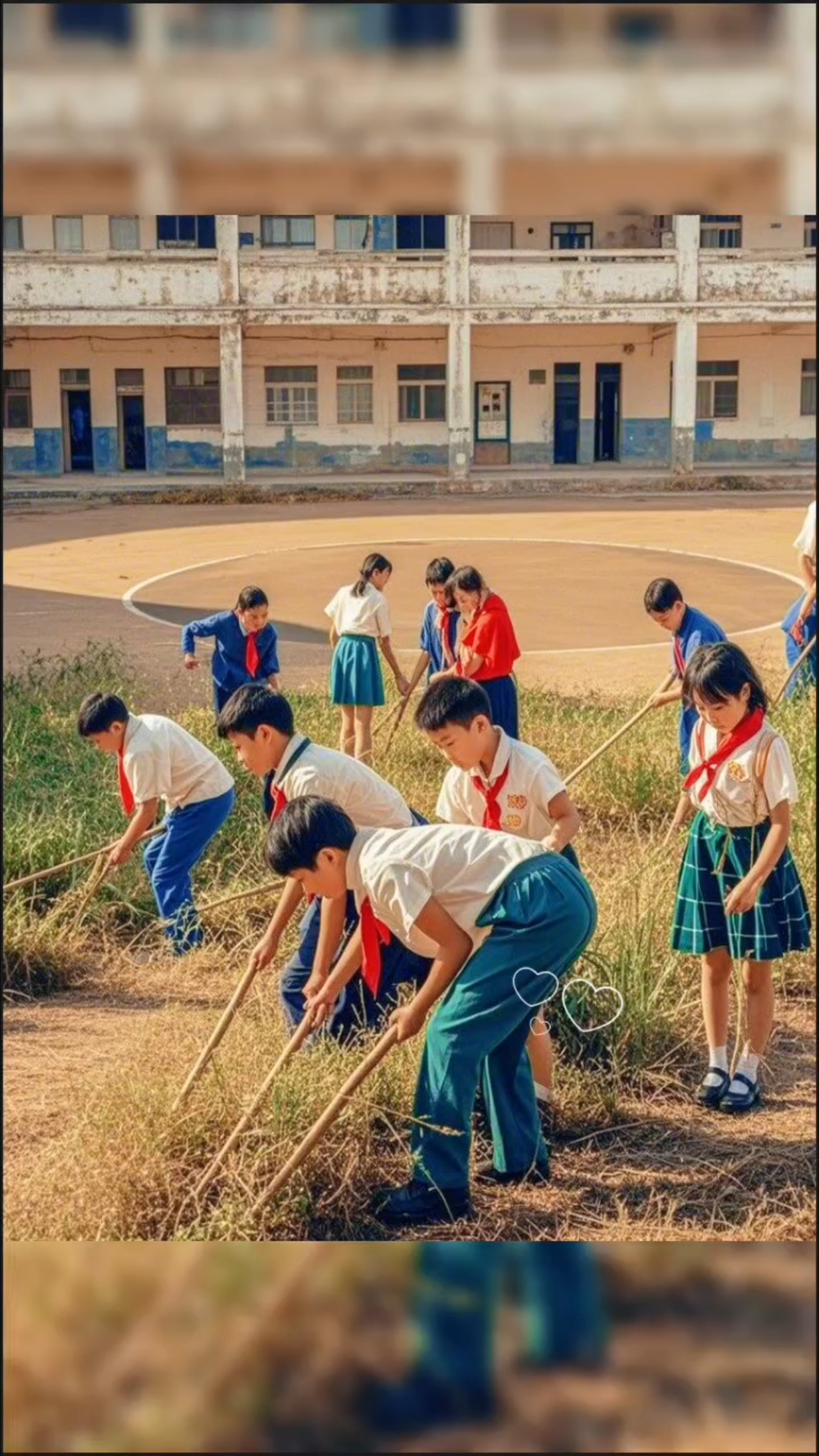 还记得小时候开学第一天去学校拔草吗?8090后的回忆?