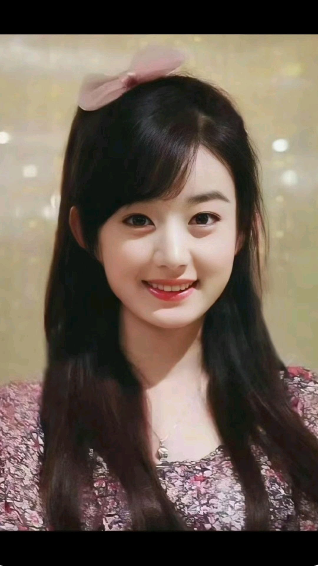 圆脸萌妹期的赵丽颖,看起来好甜好可爱!