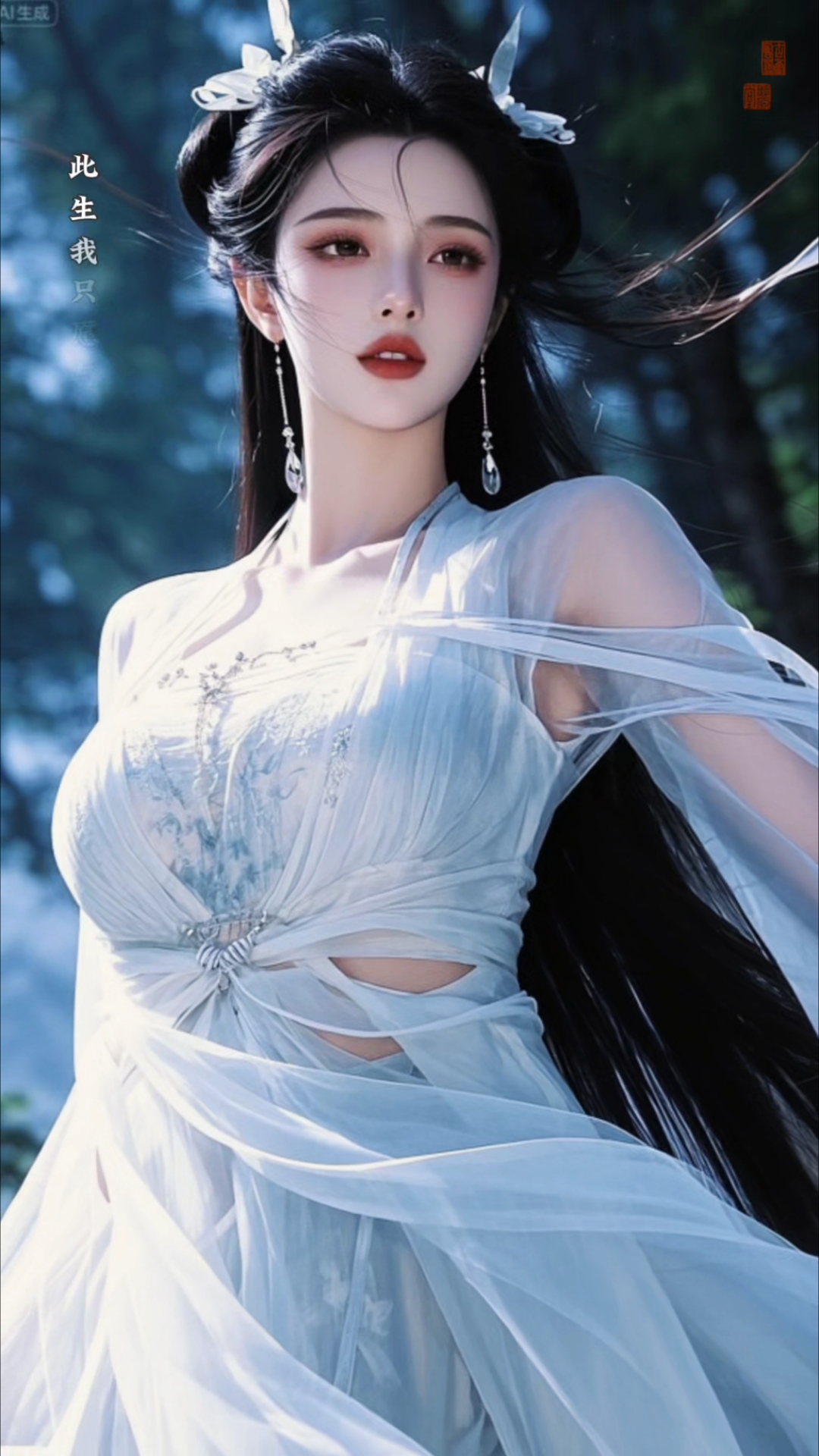 古代仙侠美女,仙气飘飘,钟灵毓秀